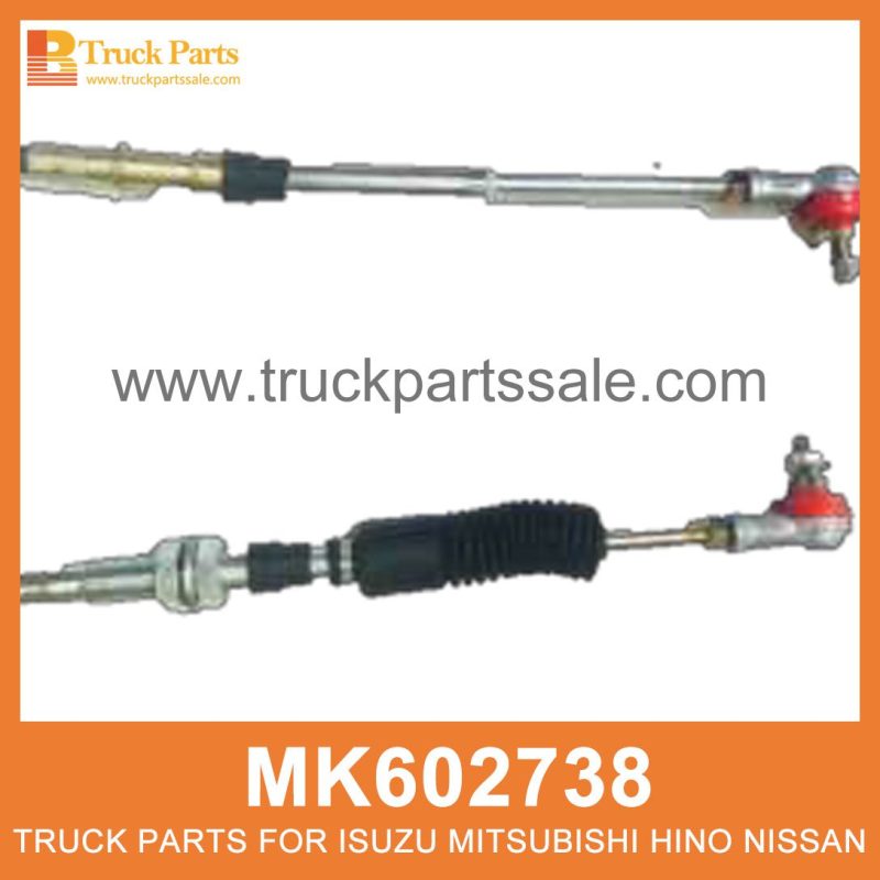 Cable Gear Selector 2870mm Length MK602738 for Mitsubishi truck Selector de engranajes de cable