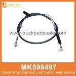 Cable Gear Shifter 2380mm Length MK599497 for Mitsubishi truck Palanca de cambios de engranaje
