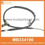 Cable Parking Brake 3230mm MB334190 for Mitsubishi truck Freno de estacionamiento
