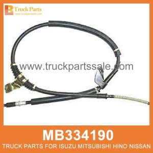 Cable Parking Brake 3230mm MB334190 for Mitsubishi truck Freno de estacionamiento