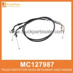 Cable Parking Brake 3550mm MC127987 for Mitsubishi truck Freno de estacionamiento