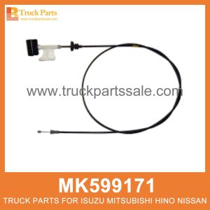 Cable Parking Brake 3560mm MK599171 for Mitsubishi truck Freno de estacionamiento