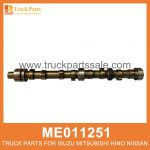 Camshaft 3 bush type ME011251 ME011296 ME013676 for Mitsubishi truck Arbusto del ??rbol de levas