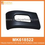 Corner Left Front Bumper with Fog Lamp hole MK618522 for Mitsubishi truck Esquina izquierda parachoques delantero con orificio de la l??mpara de niebla