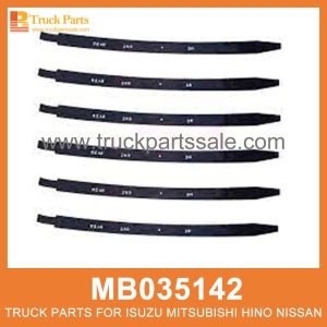 Cover Leaf Rear Spring MB035142 for Mitsubishi truck Cubra de hoja de resorte trasero