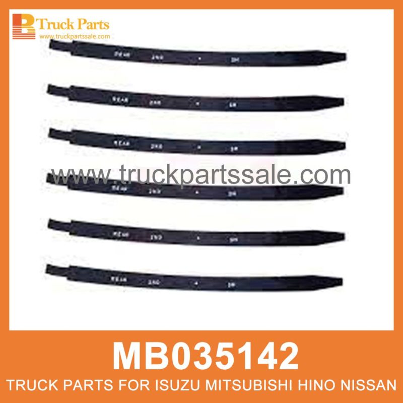 Cover Leaf Rear Spring MB035142 for Mitsubishi truck Cubra de hoja de resorte trasero