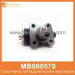 Cylinder Left Front Wheel MB060570 for Mitsubishi truck Rueda delantera izquierda de cilindro
