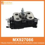 Cylinder Right Rear Wheel with Bleeding Screw MX927086 for Mitsubishi truck Cilindro