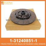 DISC CLUTCH 1-31240851-1 1-87610119-0 1312408511 1876101190 1-31240-851-1 1-87610-119-0 for ISUZU FR FS FT FV Embrague