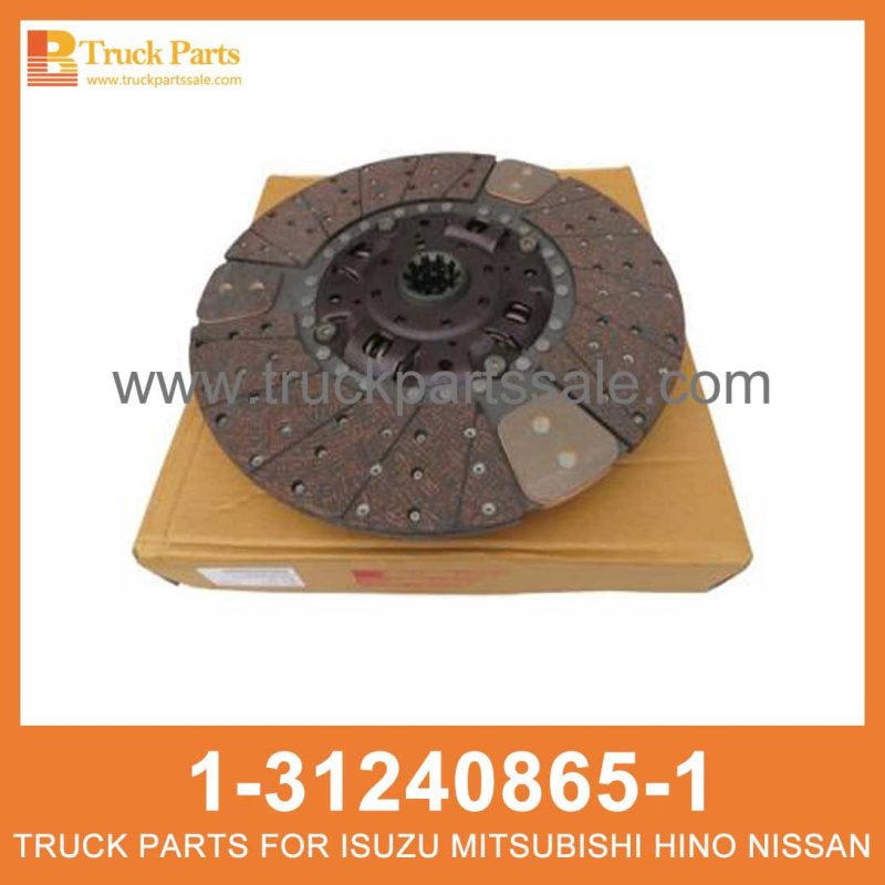 DISC CLUTCH 1-31240865-1 1-87611002-0 1312408651 1876110020 1-31240-865-1 1-87611-002-0 for ISUZU CXZ51K 6WF1 Embrague