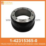 DRUM BRK FRT 1-42315365-0 1423153650 1-42315-365-0 for ISUZU CYZ51K 6WF1 Tambor brk frt BRK FRT