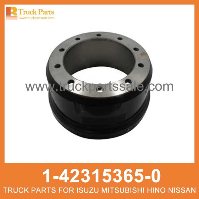 DRUM BRK FRT 1-42315365-0 1423153650 1-42315-365-0 for ISUZU CYZ51K 6WF1 Tambor brk frt BRK FRT