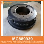 Drum Brake Front Rear 5 Bolt Type using 110mm liner MC889939 for Mitsubishi truck Freno de tambor trasero trasero