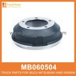 Drum Brake Front Rear 5 Bolt Type using 75mm liner MB060504 MC838279 MC838284 for Mitsubishi truck Freno de tambor trasero trasero