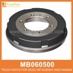 Drum Brake Front Rear 6 Bolt Type using 75mm liner MB060500 for Mitsubishi truck Freno de tambor trasero trasero