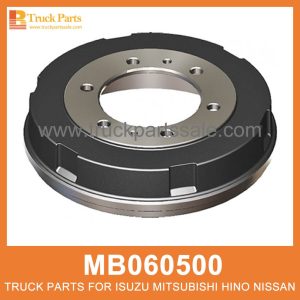 Drum Brake Front Rear 6 Bolt Type using 75mm liner MB060500 for Mitsubishi truck Freno de tambor trasero trasero