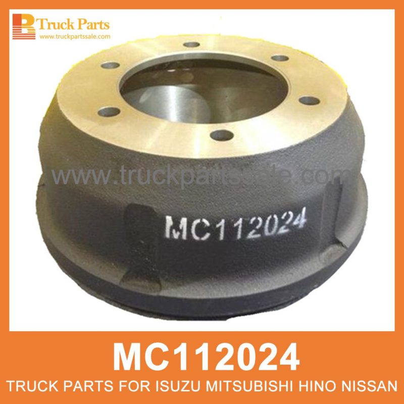 Drum Brake Front Rear 6 Bolt Type using 75mm liner MC112024 for Mitsubishi truck Freno de tambor trasero trasero