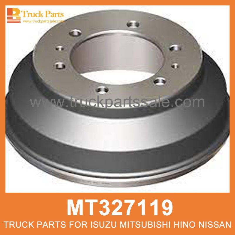 Drum Brake Rear 6 Bolt Type using 75mm liner MT327119 MC838288 for Mitsubishi truck Perno trasero del freno de tambor