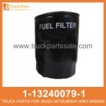 ELEMENT FUEL FILTER 1-13240079-1 1-87610053-1 1132400791 1876100531 1-13240-079-1 1-87610-053-1 for ISUZU FVZ34 6HK1 Filtro de combustible de elementos