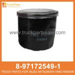 ELEMENT KIT FUEL FILTER 8-97172549-1 5-87610041-0 8971725491 5876100410 8-97172-549-1 5-87610-041-0 for ISUZU NPR60 4BG1 4HF1 Filtro de combustible del kit de elementos