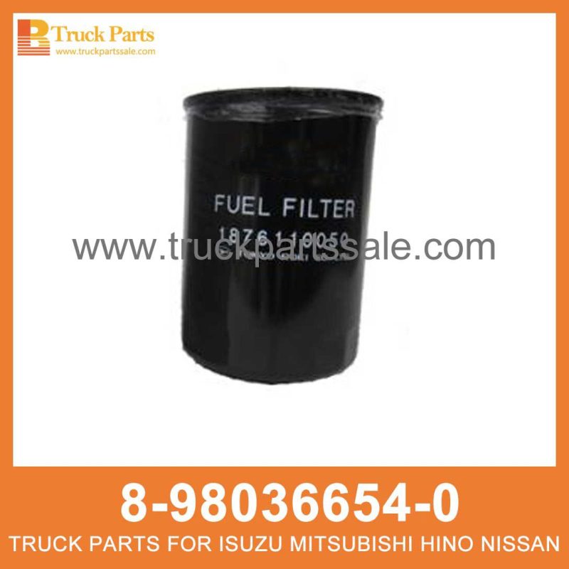 ELEMENT KIT FUEL FILTER 8-98036654-0 1-87611005-0 8980366540 1876110050 8-98036-654-0 1-87611-005-0 for ISUZU FV 6BG1 6HK1 Filtro de combustible del kit de elementos