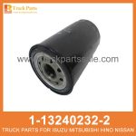 ELEMENT OIL FILTER 1-13240232-2 1132402322 1-13240-232-2 for ISUZU 6HK1 Filtro de aceite de elemento