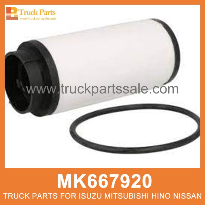 Element Fuel Filter MK667920 for Mitsubishi truck Filtro de combustible de elementos