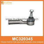 End Set Steering Rack MC320345 for Mitsubishi truck Estante de direcci??n del conjunto final