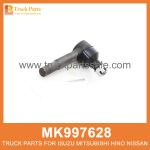 End Set Tie Rod 22mm thread set of 2 pcs MK997628 MK997629 for Mitsubishi truck Varilla de enlace de ajuste final end
