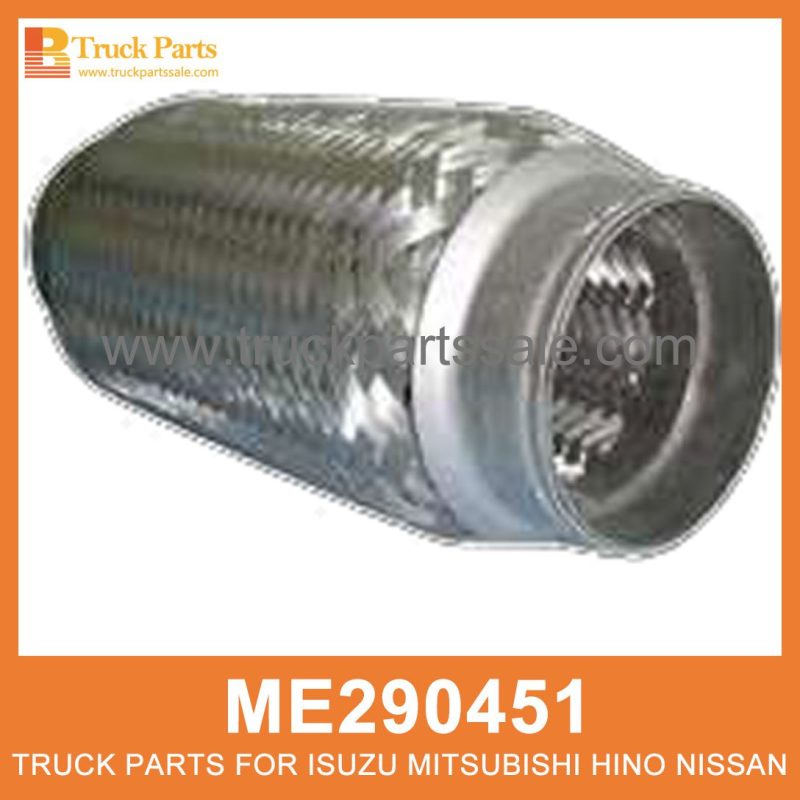 Exhaust Pipe Flexible 63mm 203mm ME290451 ME290436 for Mitsubishi truck Tubo de escape flexible