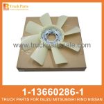 FAN COOLING 1-13660286-1 8-98296792-0 1136602861 8982967920 1-13660-286-1 8-98296-792-0 for ISUZU CYZ51 6WF1 Enfriamiento del ventilador