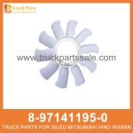 FAN COOLING 8-97141195-0 8971411950 8-97141-195-0 for ISUZU NPR 4HG1 Enfriamiento del ventilador