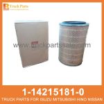 FILTER AIR CLEANER 1-14215181-0 1-87610058-0 1142151810 1876100580 1-14215-181-0 1-87610-058-0 for ISUZU FVR34 6HK1 Filtro de aire