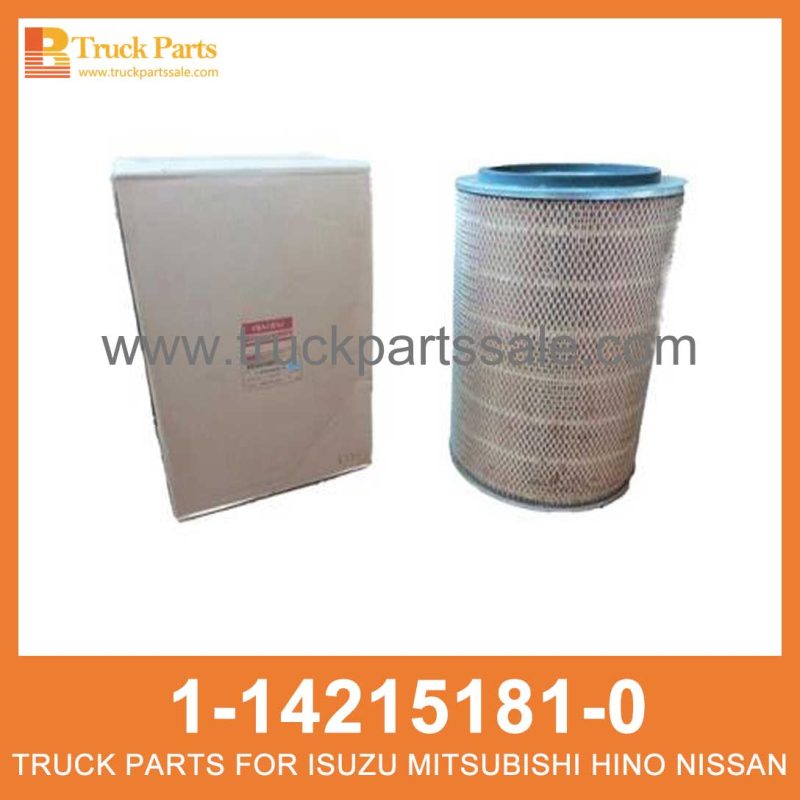 FILTER AIR CLEANER 1-14215181-0 1-87610058-0 1142151810 1876100580 1-14215-181-0 1-87610-058-0 for ISUZU FVR34 6HK1 Filtro de aire