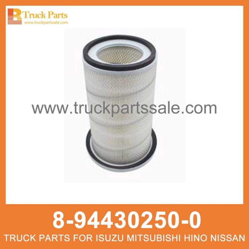 FILTER AIR CLEANER 8-94430250-0 8944302500 8-94430-250-0 for ISUZU 4HE1 Filtro de aire