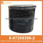 FILTER OIL SUB 8-97209306-2 5-87610019-0 8972093062 5876100190 8-97209-306-2 5-87610-019-0 for ISUZU UBS 4JX1 Filtro de aceite Sub