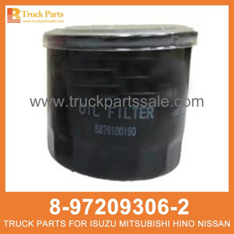 FILTER OIL SUB 8-97209306-2 5-87610019-0 8972093062 5876100190 8-97209-306-2 5-87610-019-0 for ISUZU UBS 4JX1 Filtro de aceite Sub