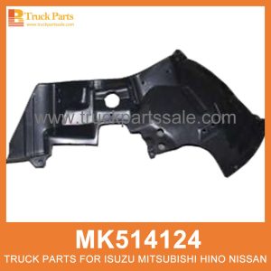 Fender Lining Inner Left Wheel MK514124 for Mitsubishi truck Fender revestimiento de la rueda izquierda interna