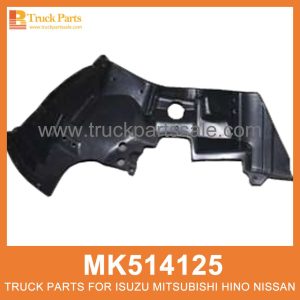 Fender Lining Inner Right Wheel MK514125 for Mitsubishi truck Rueda derecha interna del revestimiento del guardabarros