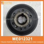 Flange Crankshaft Pulley ME012321 for Mitsubishi truck Polea del cig??e al de la brida