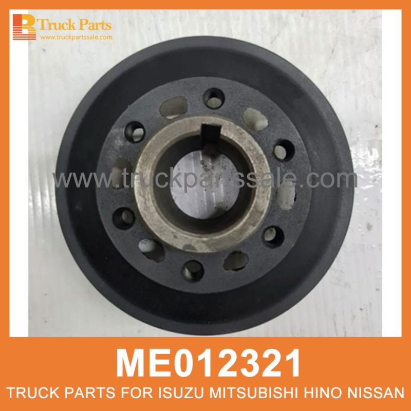 Flange Crankshaft Pulley ME012321 for Mitsubishi truck Polea del cig??e al de la brida