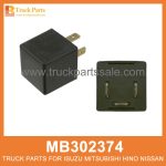 Flasher Turn Signal 3 Pin 24V MB302374 for Mitsubishi truck Se al de giro de Flasher