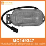 Fog Lamp Left Clear Lens MC149347 for Mitsubishi truck Lampara de niebla