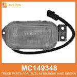 Fog Lamp Right Clear Lens MC149348 for Mitsubishi truck Lampara de niebla
