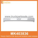 Front Bumper with Fog Lamp Hole MK403836 for Mitsubishi truck Parachoques delantero