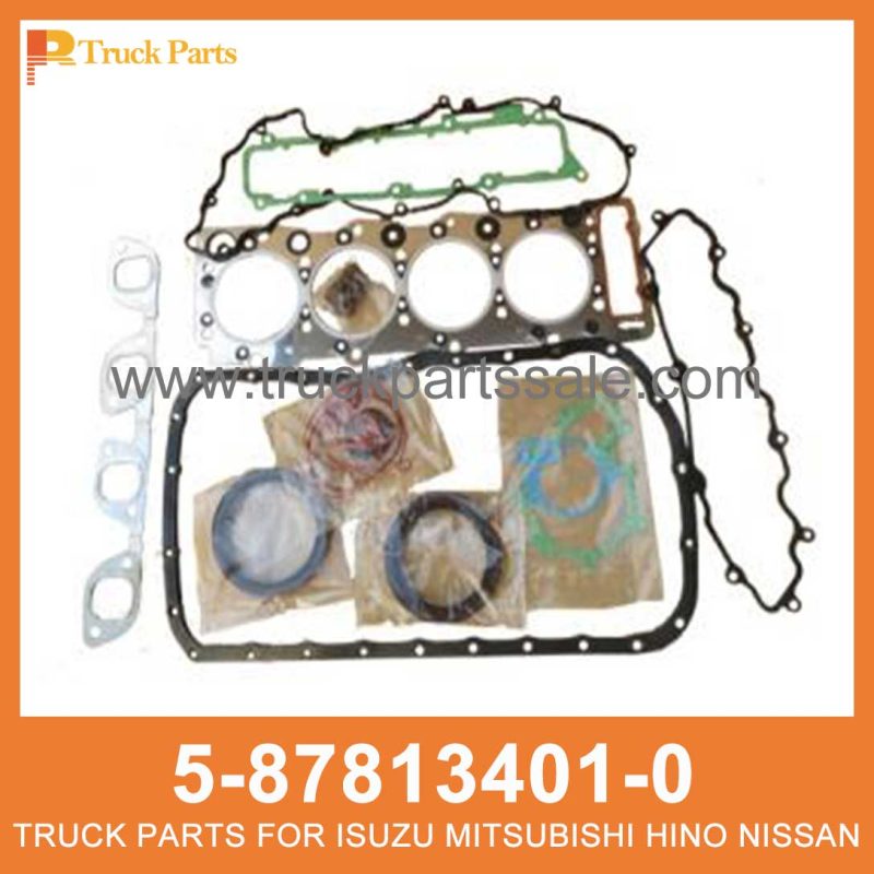 GASKET SET ENG OVERHAUL 5-87813401-0 5-87814433-1 5878134010 5878144331 5-87813-401-0 5-87814-433-1 for ISUZU 4HE1 Junta Set Eng Overhaul