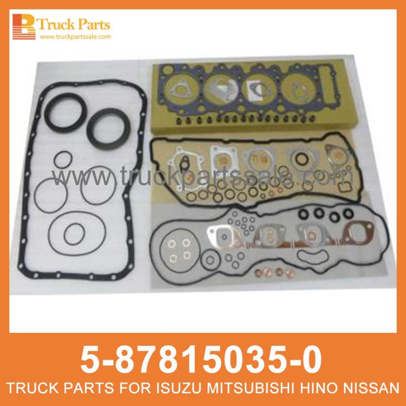 GASKET SET ENG OVERHAUL 5-87815035-0 5-87815198-0 5878150350 5878151980 5-87815-035-0 5-87815-198-0 for ISUZU NPR75 700P 4HK1-T Junta Set Eng Overhaul