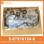 GASKET SET ENG OVERHAUL 5-87816124-0 5-87816352-0 5878161240 5878163520 5-87816-124-0 5-87816-352-0 for ISUZU 4JJ1 Junta Set Eng Overhaul