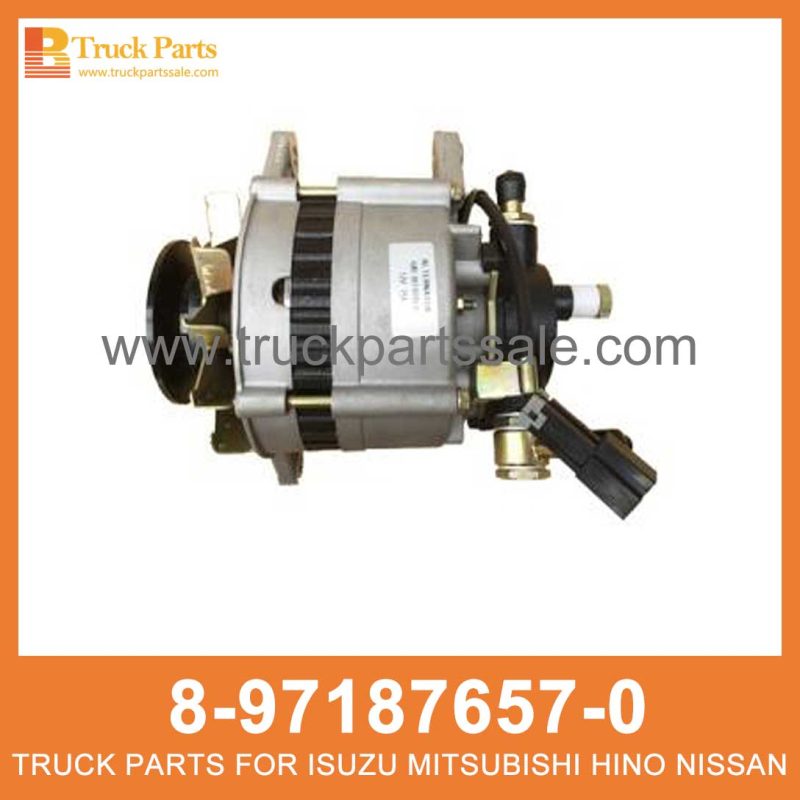 GENERATOR ASM 12V 60A 8-97187657-0 8-94122488-0 8971876570 8941224880 8-97187-657-0 8-94122-488-0 for ISUZU NKR55 4JB1 Generador ASM