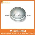 Grease Cap Front Hub MB060563 for Mitsubishi truck Cubo delantero de tapa de grasa